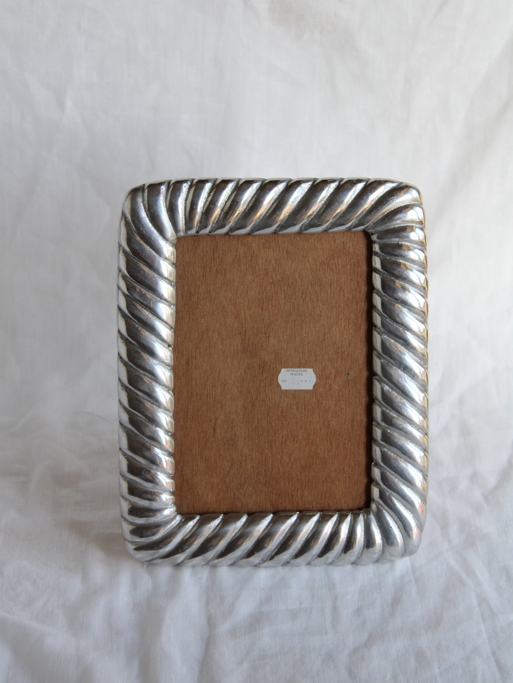 Pewter Twisted Rope Picture Frame - Picture 3 of 8